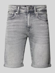 Slim Fit Jeansshorts im 5-Pocket-Design Modell 'PLY' von Only & Sons Grau - 26