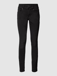 Slim Fit Jeans mit Viskose-Anteil Modell 'Tummyless' von Buena Vista Schwarz - 43