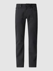 Regular Fit Hose mit Stretch-Anteil von Montego Grau / Schwarz - 48