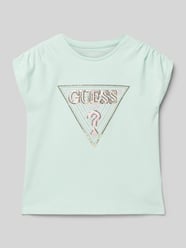 T-Shirt mit Paillettenbesatz Modell 'BATWING' von Guess - 5