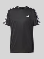 T-Shirt mit Label-Print von Adidas Training Schwarz - 28