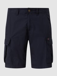Korte cargobroek van katoen, model 'Noto' van Napapijri Blauw - 27