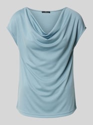T-Shirt mit Wasserfall-Ausschnitt von Zero - 24