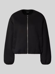 Comfort fit sweatjack met extra brede schouders van Only - 25