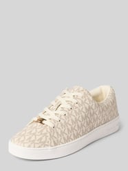 Sneakers met all-over logoprint model 'KEATON' van MICHAEL Michael Kors - 1