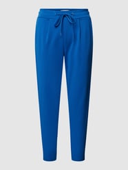 Stoffhose in verkürztem Design Modell 'Kate' von ICHI Blau - 36