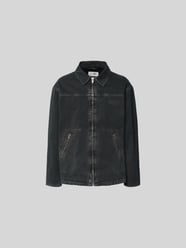 Jacke in Denim-Optik mit Umlegekragen von MM6 Maison Margiela - 9