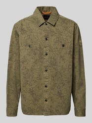 Regular Fit Hemdjacke aus reiner Baumwolle Modell 'LOCKY_2' von BOSS Orange - 31