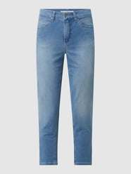 Feminine Fit Slim Leg Jeans mit Stretch-Anteil Modell 'Melanie' von MAC Blau - 35