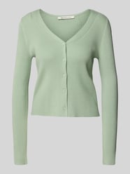 Slim Fit Cardigan in Rippstrucktur von Tom Tailor Denim - 1