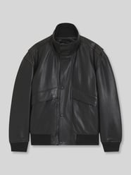 Lederjacke aus Ziegennappa mit Stehkragen von BOSS Orange - 40