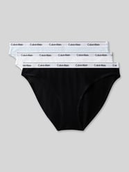Slip aus Baumwoll-Mix im 3er-Pack von Calvin Klein Underwear - 25
