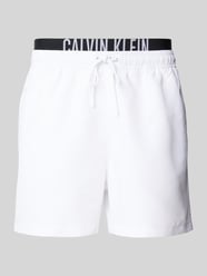 Badehose mit Label-Print von Calvin Klein Underwear - 7