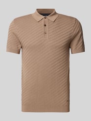 Slim Fit Poloshirt mit Knopfleiste Modell 'Maurice' von JOOP! Collection Beige - 40