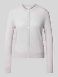 Strickjacke aus reinem Kaschmir mit durchgängiger Knopfleiste von Christian Berg Woman - 1