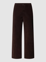 Cordhose mit Label-Patch Modell 'Mokoti' von Opus Braun - 38