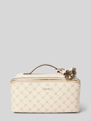Kosmetiktasche mit Logo-Muster und Tragehenkel von JOOP! - 38