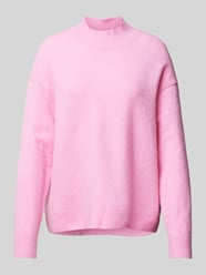 Gebreide pullover met opstaande kraag van Marc O'Polo Denim Roze - 25