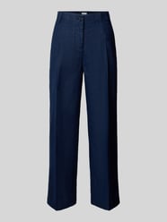 Straight leg linnen broek met verkort model van Brax - 48