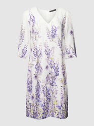 Minikleid mit Allover-Motiv-Print von Marc Cain Weiß - 43