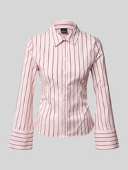 Hemdbluse aus Baumwoll-Mix mit Hemdblusenkragen von Gina Tricot Pink - 25