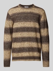 Strickpullover mit gerippten Abschlüssen Modell 'RAI' von SELECTED HOMME Beige - 21