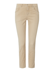 Cropped Slim Fit Jeans mit Stretch-Anteil Modell 'Ornella' von Angels Beige - 39