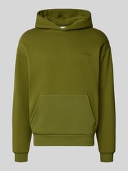 Hoodie mit Logo und Känguru-Tasche von REVIEW - 23