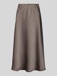 Midirock aus Satin mit elastischem Bund Modell 'Bovary' von Neo Noir - 9
