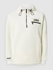 Hoodie aus Teddyfell von CARLO COLUCCI Weiß - 47