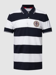 Poloshirt mit Label-Details von Christian Berg Men Blau - 26