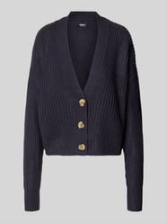 boxy fit gebreid jack met v-hals model 'CAROL' van ONLY - 21