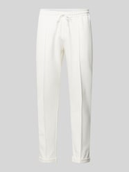 Straight Leg Stoffhose mit fixierten Bundfalten von Antony Morato Beige - 7