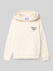 Hoodie mit Label-Print und Känguru-Tasche von Jack & Jones - 28