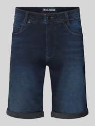 Regular Fit Bermudas in Denim-Optik mit Eingrifftaschen von MAC - 6
