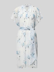 Knielanges Kleid mit Serafino-Kragen von MORE & MORE - 18