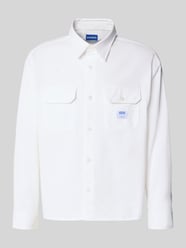 Koszula casualowa o kroju oversized z czystej bawełny model 'EKYNONE' od HUGO Blue - 3