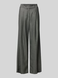 Wide Leg Stoffhose mit Bundfalten von Luisa Cerano Braun - 41