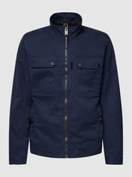 Jacke mit Stehkragen Modell 'Fieldjacket' von Tom Tailor Blau - 20