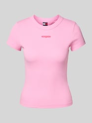 Slim Fit T-Shirt aus Ripp von Tommy Jeans - 28