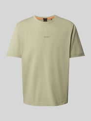 Regular fit T-shirt van katoenmix van BOSS Orange - 41
