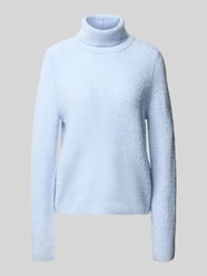 Relaxed Fit Turtleneck-Pullover aus Schurwoll-Kaschmir-Mix Modell 'Febisana' von BOSS - 13