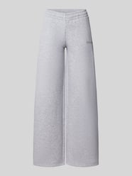 Sweathose in grau melange mit geradem Bein von REVIEW - 9