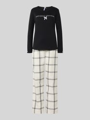 Pyjama met stitching, model 'Wohlfühl-Momente' van LOUIS & LOUISA - 28