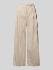 Chino mit Knopfverschluss und Drapierungen von Jake*s Collection Beige - 17
