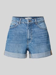 Regular Fit Jeansshorts im 5-Pocket-Design Modell 'MOM80' von Mango - 12
