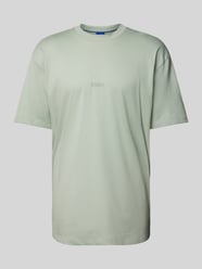 T-shirt met logoprint, model 'Nouveres' van Hugo Blue Groen - 5