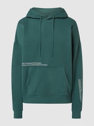 Oversized Hoodie mit Message und Print von Tom Tailor Denim Grün - 11