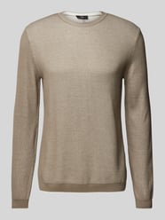 Gebreide pullover met ronde hals, model 'Basti' van Cinque Groen - 10