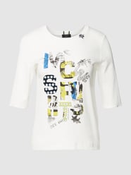 T-shirt met applicaties van Marc Cain Wit - 35